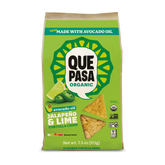 Que Pasa Organic Avocado Oil Jalapeño & Lime Tortilla Chips