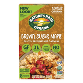 Nature's Path Organic Brown Sugar Maple Gluten Free Instant Oatmeal