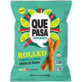 Que Pasa Organic Chile Lime Rolled Tortilla Chips