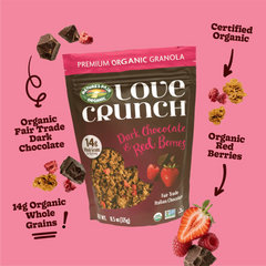 Love Crunch Organic Dark Chocolate & Red Berries Granola