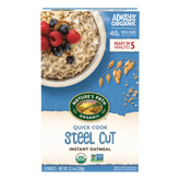 Nature's Path Organic Quick Cook Steel Cut Instant Oatmeal