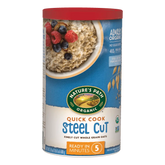 Nature's Path Organic Quick Cook Steel Cut Instant Oatmeal