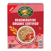 Nature's Path Organic Regenerative Organic Certified Berries & Cream Instant Oatmeal