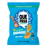 Que Pasa Organic Salted Dippers Tortilla Chips