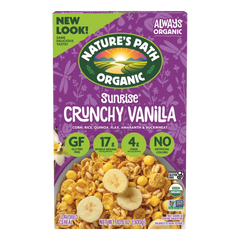 Nature's Path Organic Sunrise Crunchy Vanilla Gluten Free Cereal