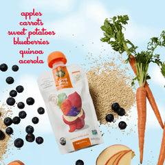 Love Child Organics Superblends Apples, Sweet Potatoes, Carrots + Blueberries Puree
