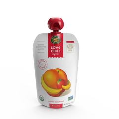 Love Child Organics Superblends Bananas, Strawberries + Peaches Puree