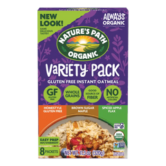 Nature's Path Organic Variety Pack Gluten Free Instant Oatmeal