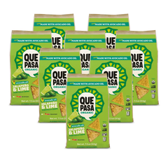 Que Pasa Organic Avocado Oil Jalapeño & Lime Tortilla Chips