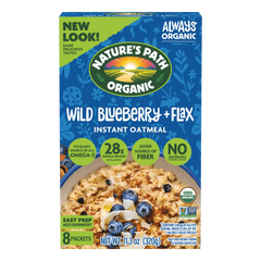 Nature's Path Organic Blueberry Cinnamon Flax Oatmeal