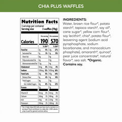 Nature's Path Organic Chia Plus Gluten Free Frozen Waffles