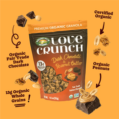 Love Crunch Organic Dark Chocolate & Peanut Butter Granola