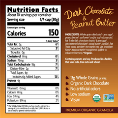 Love Crunch Organic Dark Chocolate & Peanut Butter Granola