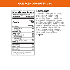 Que Pasa Organic Fajita Dippers Tortilla Chips