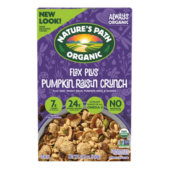 Nature's Path Organic Flax Plus Pumpkin Raisin Crunch Cereal