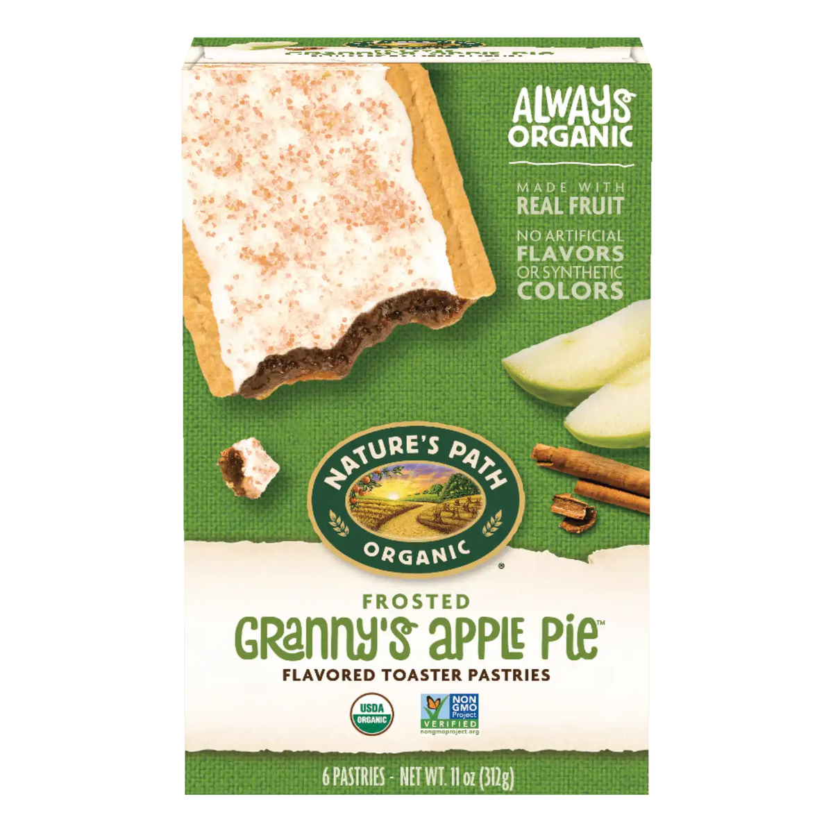 Nature's Path Organic Frosted Granny’s Apple Pie Toaster Pastries