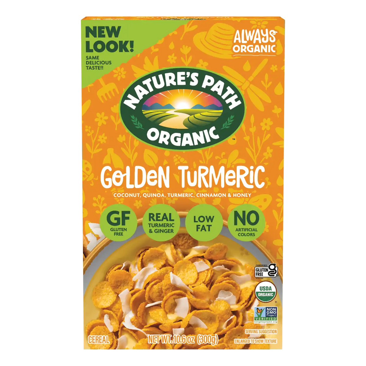 Nature's Path Organic Golden Turmeric Gluten Free Cereal