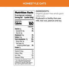 Nature's Path Organic Homestyle Gluten Free Instant Oatmeal