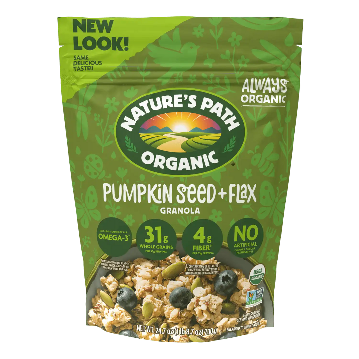 Nature's Path Organic Pumpkin Seed + Flax Granola