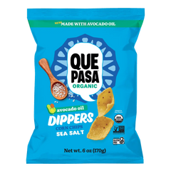 Que Pasa Organic Salted Dippers Tortilla Chips