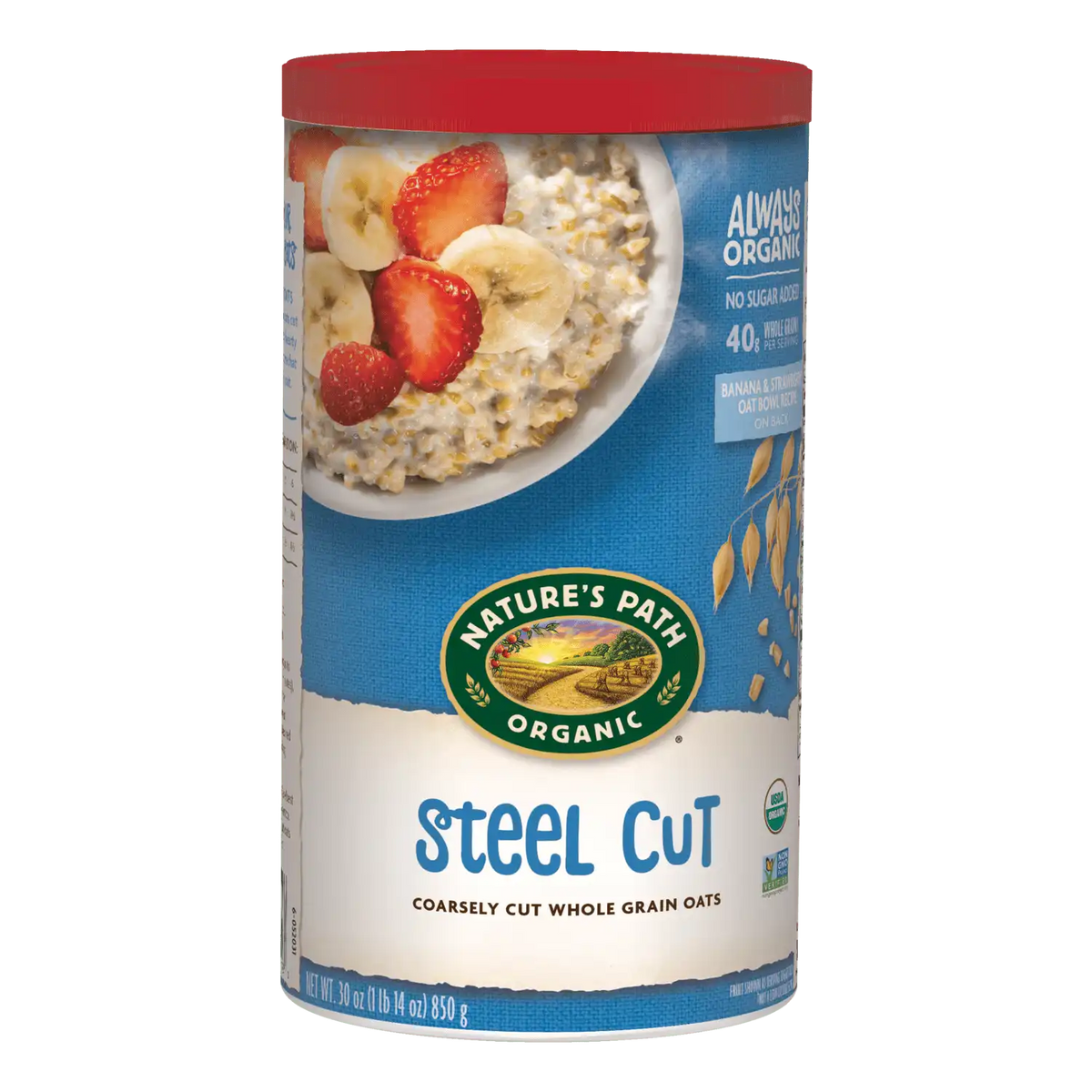 Nature's Path Organic Steel Cut Oats Instant Oatmeal