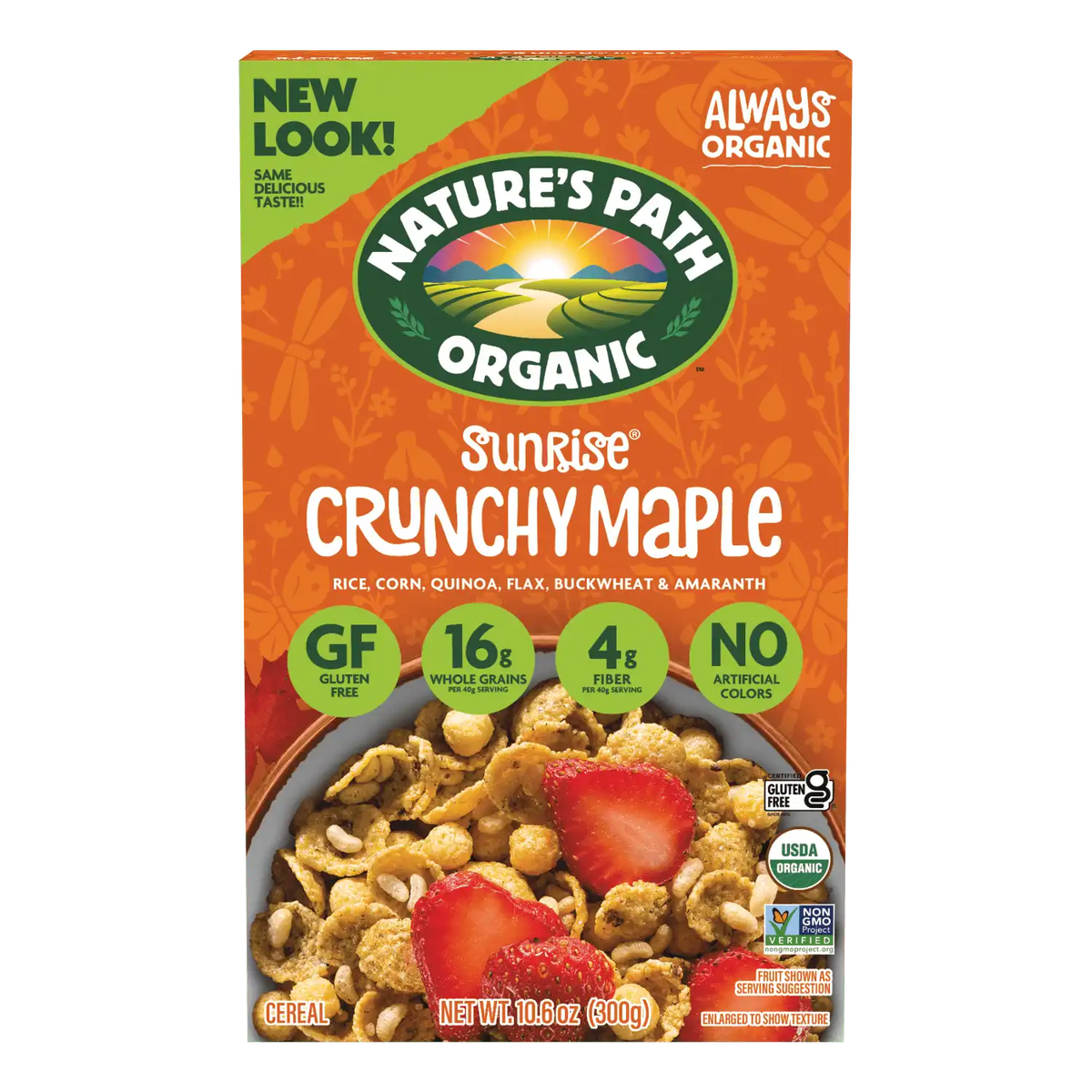Nature's Path Organic Sunrise Crunchy Maple Gluten Free Cereal