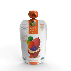 Love Child Organics Superblends Apples, Sweet Potatoes, Carrots + Blueberries Puree