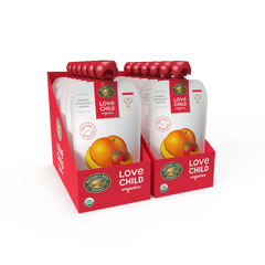 Love Child Organics Superblends Bananas, Strawberries + Peaches Puree